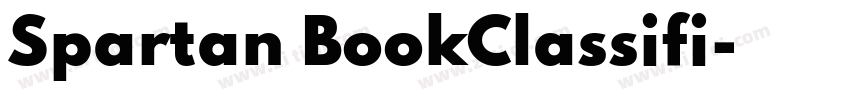 Spartan BookClassifi字体转换